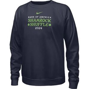 Nike Varsity Fleece Crew - Navy 2024 Bank of America Chicago Shamrock Shuffle M